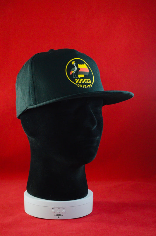 RUGGED ORIGINS Ugandan Heron- Black Snapback