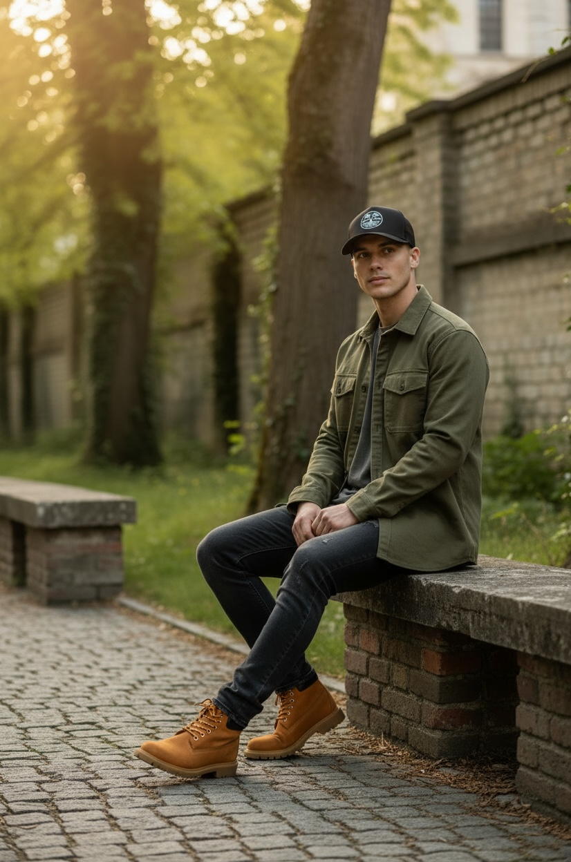 Rugged Origins Trucker Hat With Logo