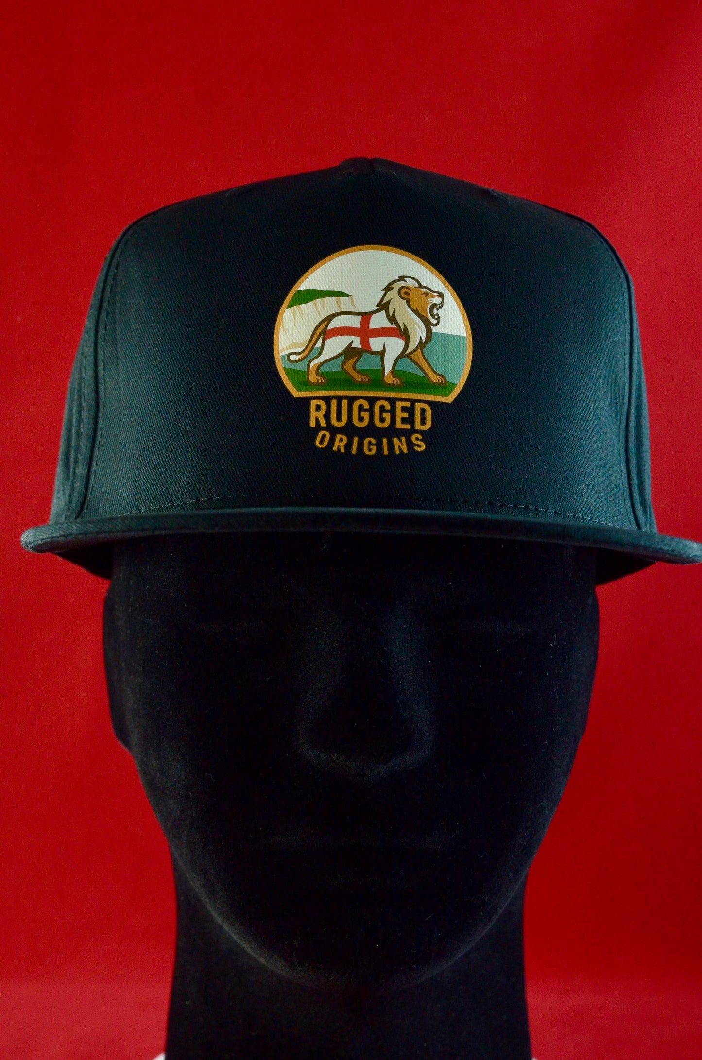 RUGGED ORIGINS  ENGLISH  LION / WELSH DRAGON / SCOTTISH UNICORN - Black Snapback