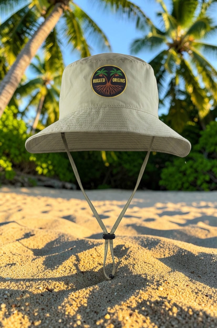 RUGGED ORIGINS  Black/Khaki Bucket Hat