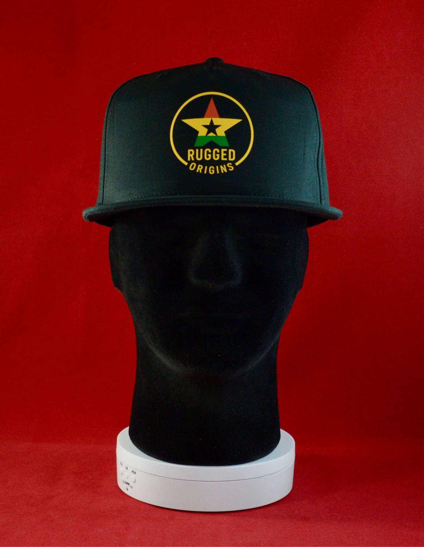 RUGGED ORIGINS Ghanaian Star - Black SnapBack Cap
