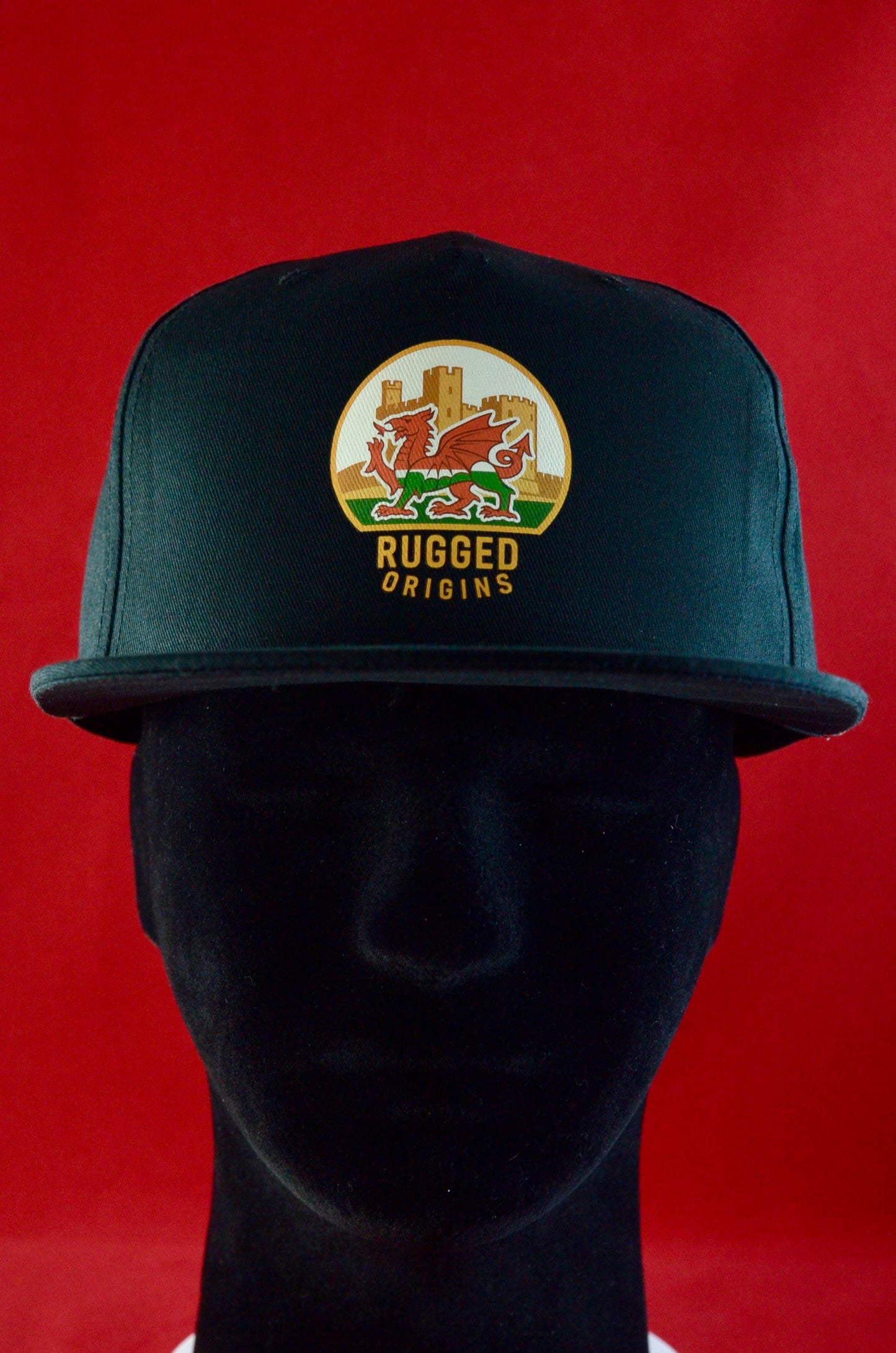 RUGGED ORIGINS  ENGLISH  LION / WELSH DRAGON / SCOTTISH UNICORN - Black Snapback