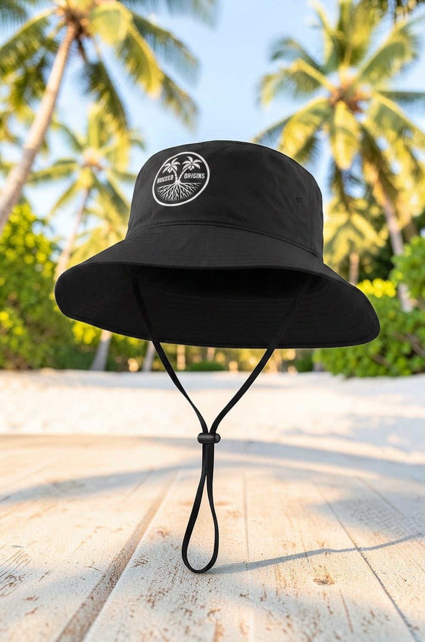 RUGGED ORIGINS  Black/Khaki Bucket Hat