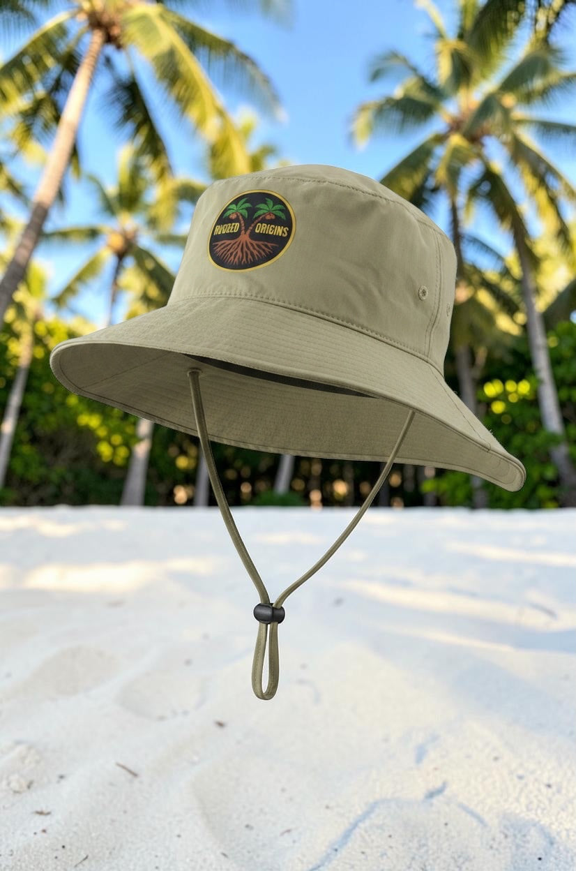 RUGGED ORIGINS  Black/Khaki Bucket Hat