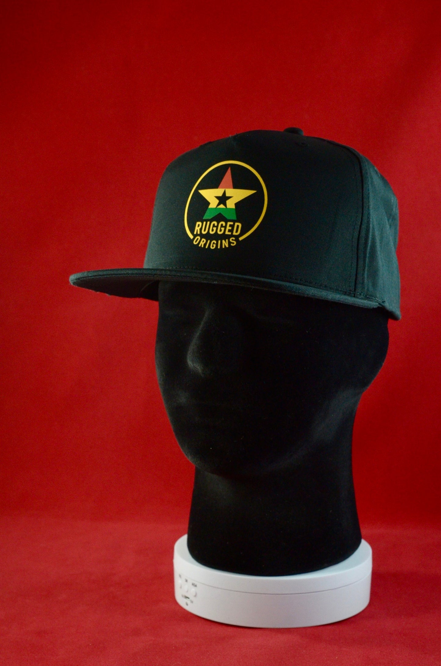 RUGGED ORIGINS Ghanaian Star - Black SnapBack Cap