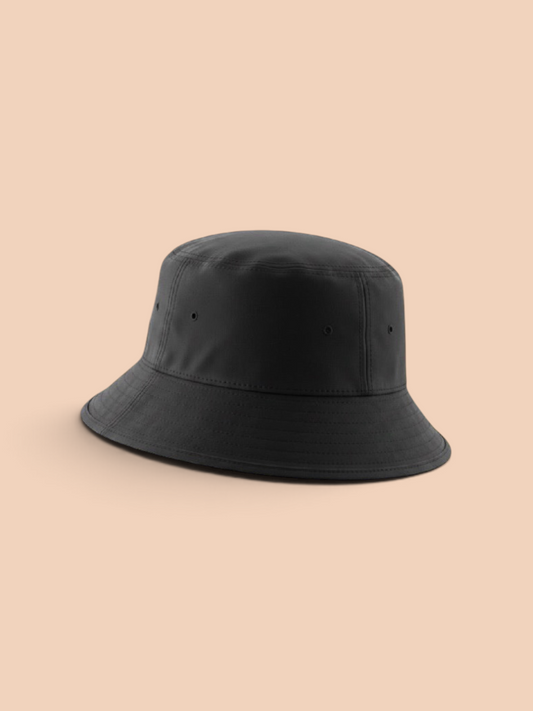 RUGGED ORIGINS Youth Bucket Hats Black/White - Black/Multicoloured Logo